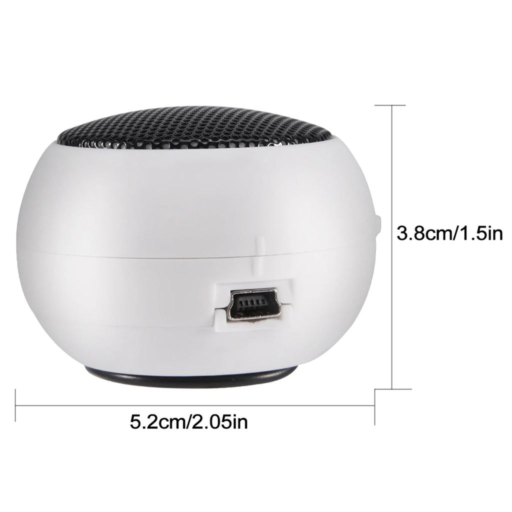 Computer Speaker Mini Portable Travel Loud Built Battery Mobile Phone