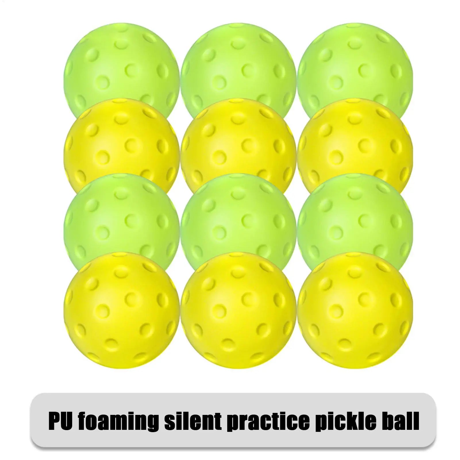 Silent Indoor Pickleball Practice Ball – PU Foam Training Ball Pickleball Training Ball Zpaxo