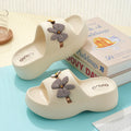 2025 Summer Platform Slippers Women Comfy Solid Soft Sole EVA Pillow