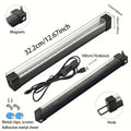 9W Magnetic Black Light Bar Portable UV Lamp USB Fluorescent Strip