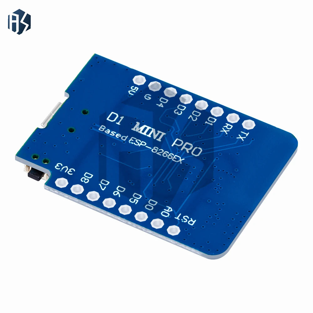 for WEMOS D1 Mini Pro – ESP8266 NodeMCU WiFi Development Board with 4MB/16MB Flash, External Antenna CP2104 USB Zpaxo