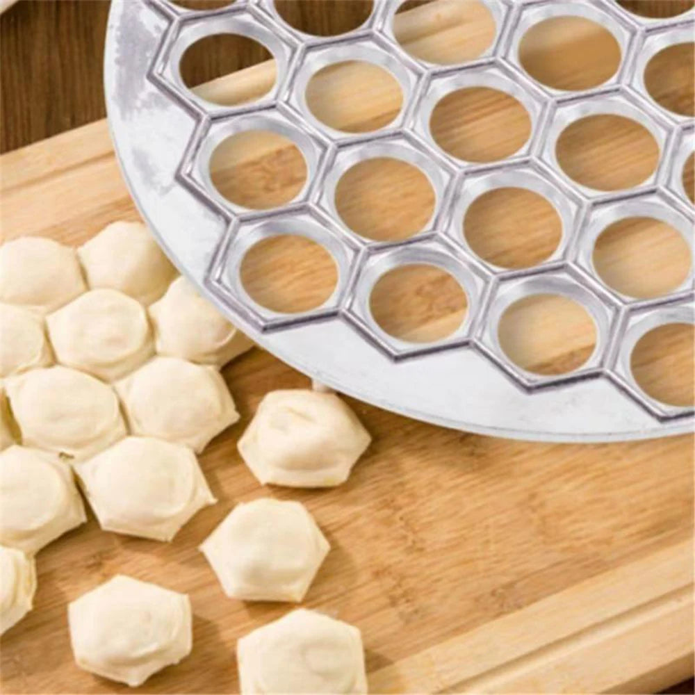 Aluminum Alloy Dumpling Mold 37 Holes Dumpling Maker Pastry Biscuits Ravioli Dough Meat Press Cutter Kitchen Baking Tools Zpaxo