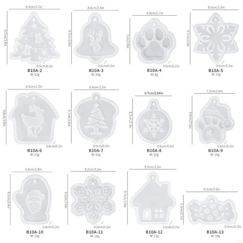Festival Silicone Mould Reindeers Snowman Home Craft Project