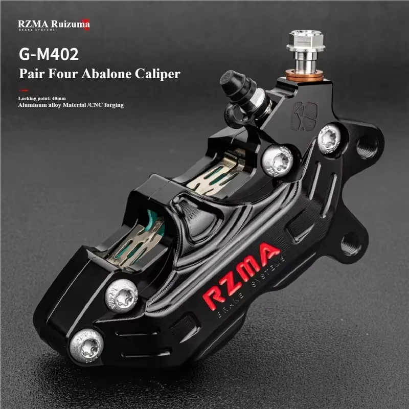 4-Piston CNC Aluminum Disc Brake Caliper – Motorcycle Upgrade