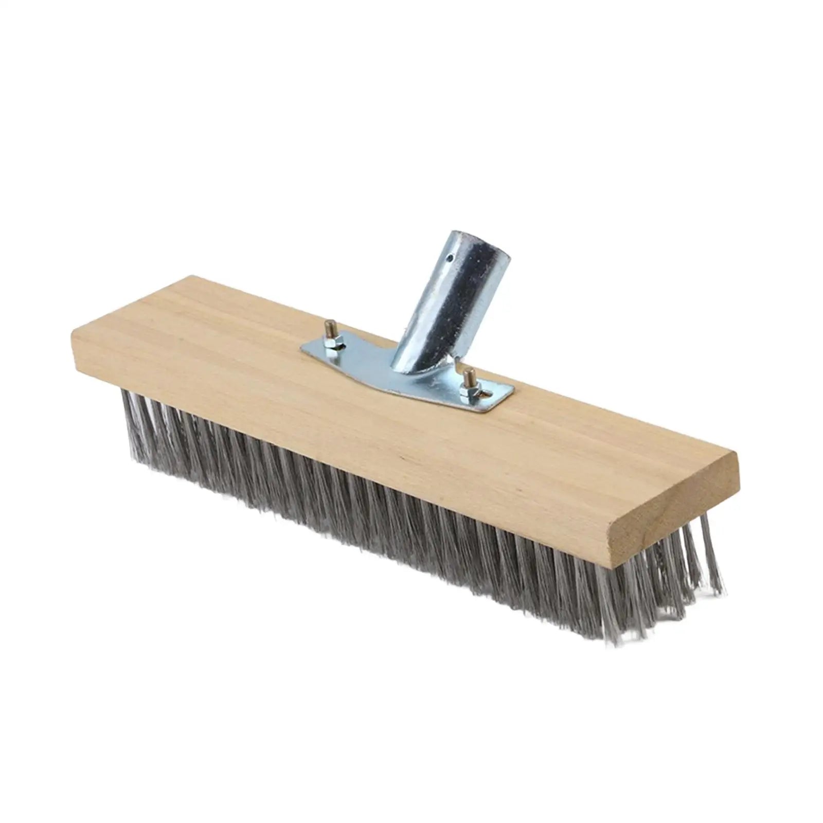 Wire Broom, Wire Deck Brush, Removes Wire Scratches, Cleaning Brushes, Metal Zpaxo 30cm with Adapter