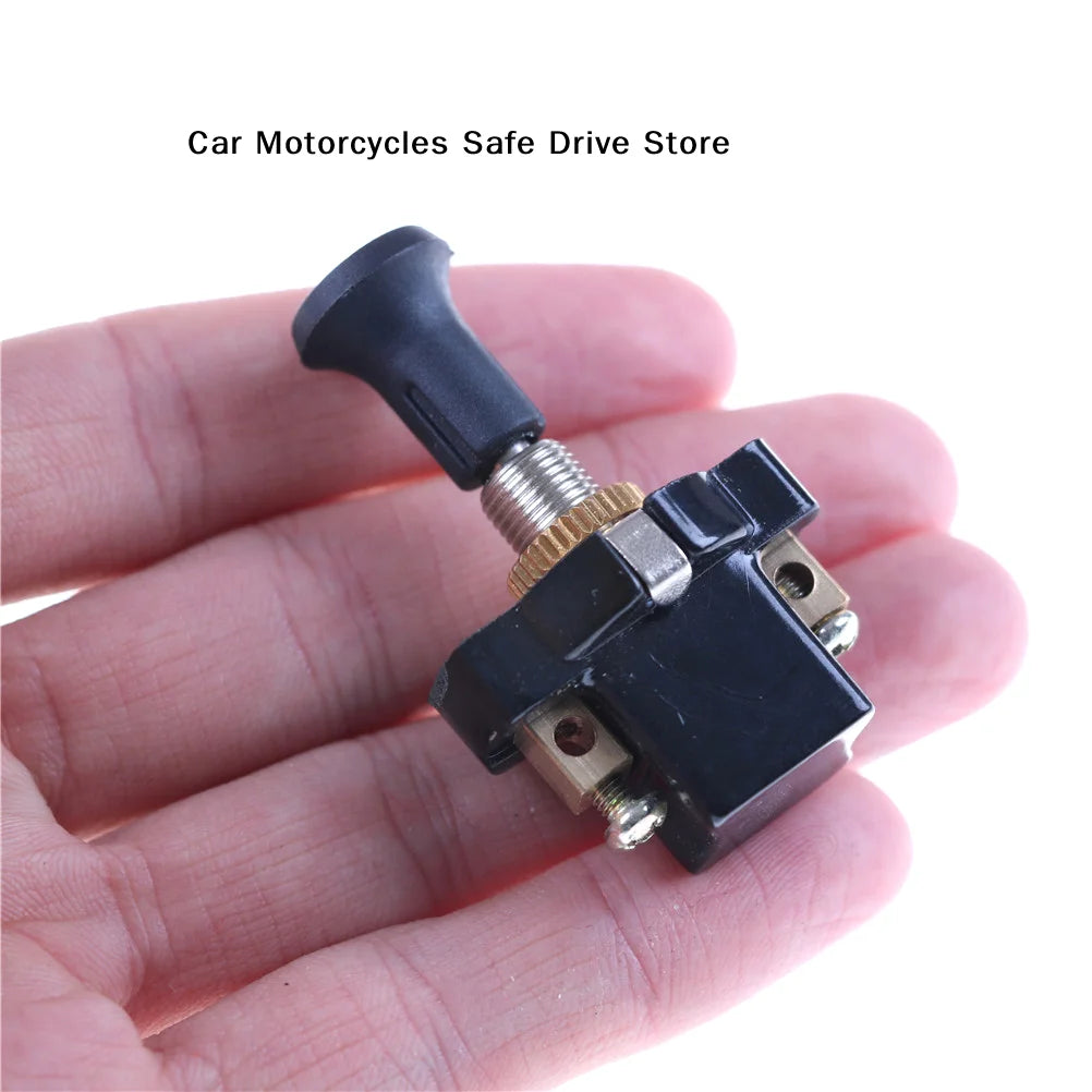 CM1PC Durable Performance On-off Long Push Pull Switch 12V Screw