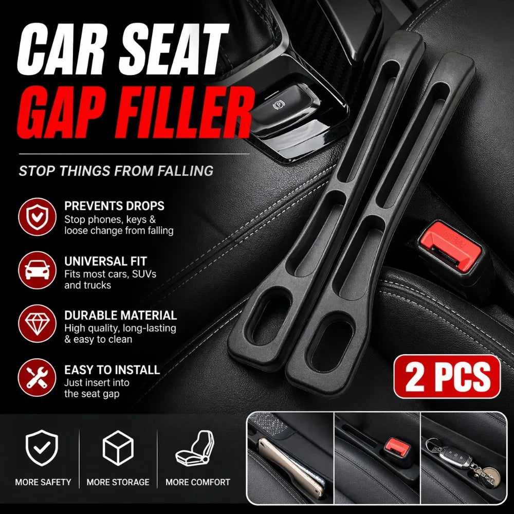 Car Seat Gap Filler Strip Vehicle Interstice Leak-proof Filling