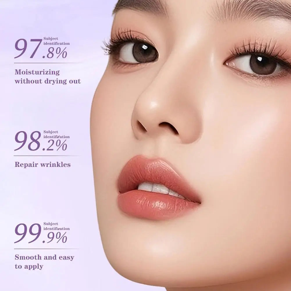 Velvet Matte Dark Magic Lipstick Lightweight Smooth Texture Long-lasting Hydration Lip Gloss Nourishing Essence Care Lipstick Zpaxo
