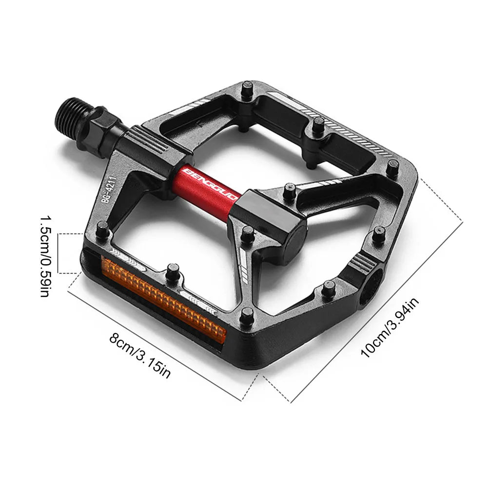 Double DU Bearing MTB Bicycle Pedal Aluminum Alloy Ultralight Bike