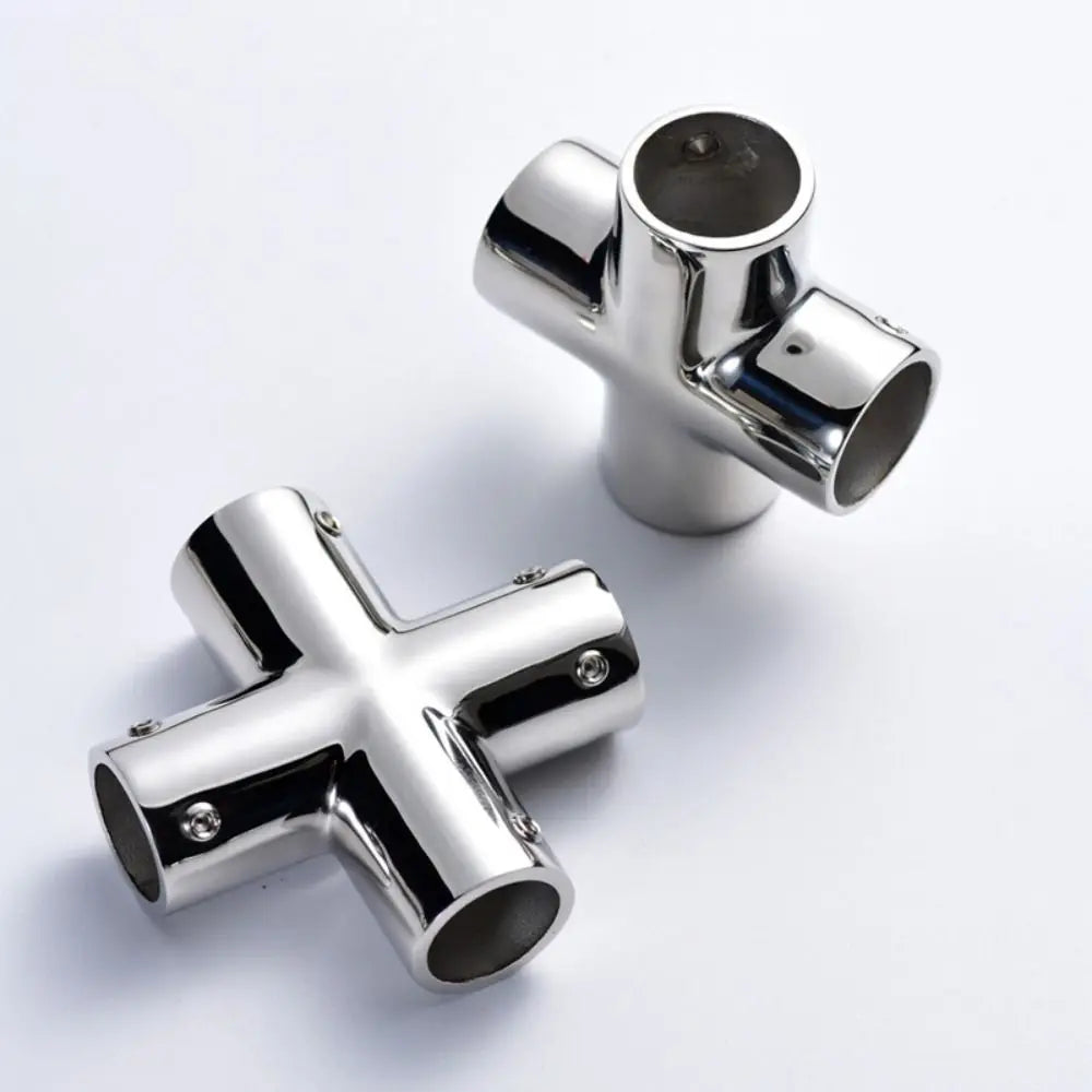 316 Stainless Steel Rail Fitting Tube 7 Pipe Connector Heavy Duty 4 Zpaxo