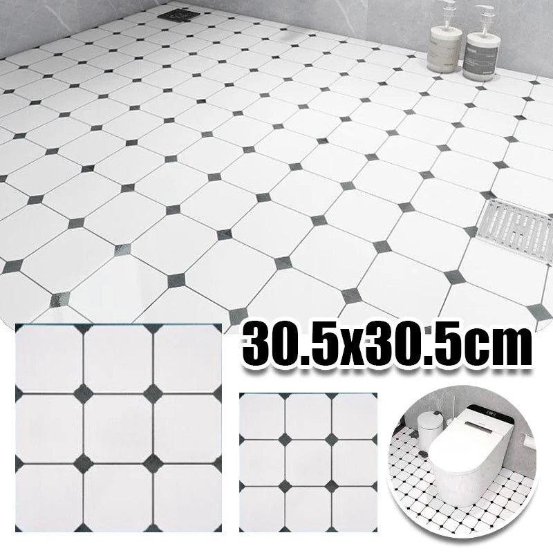 Eco-friendly Waterproof Self-adhesive Stone Grain PVC Floor Tiles