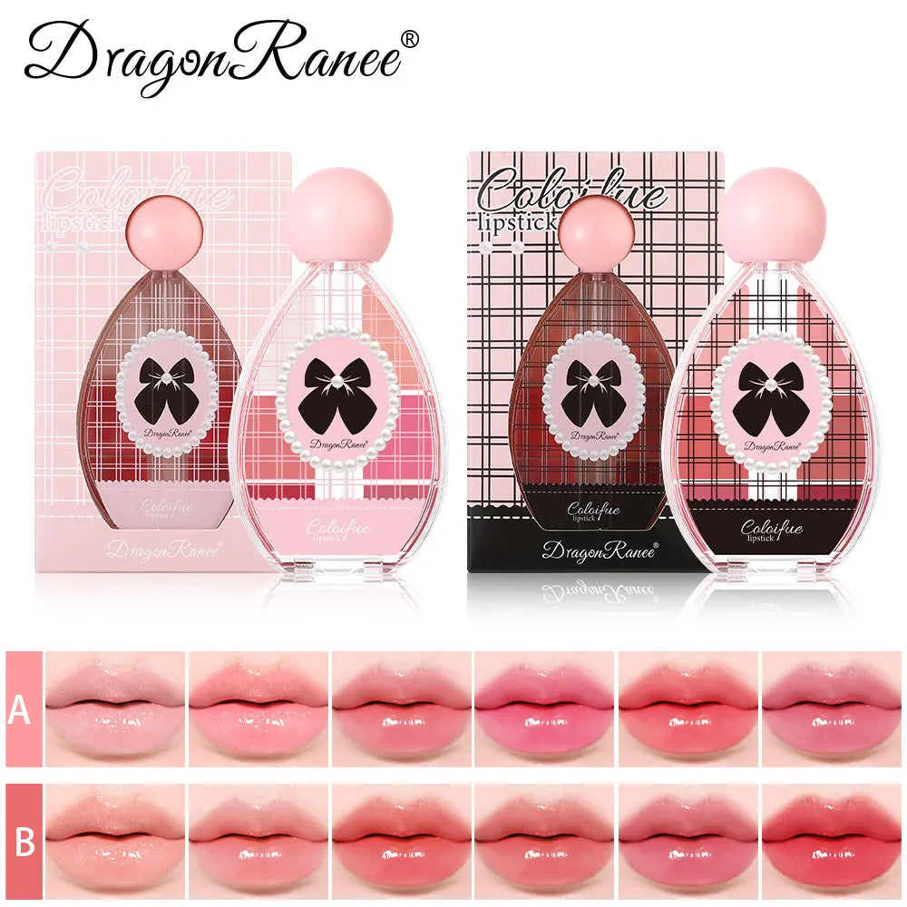 Six color solid lipstick, lasting makeup effect, whitening, color, lip gloss, moisturizing, moisturizing, lip gloss, base in aut Zpaxo