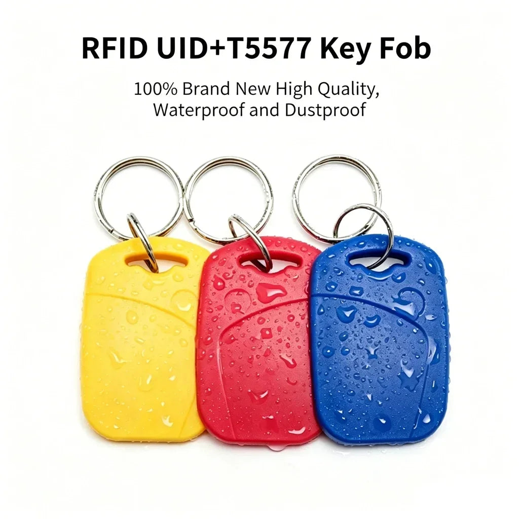 1 Dual Chip Frequency RFID Keyfob 125KHZ T5577 13 56MHZ UID Zpaxo
