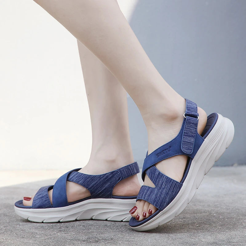 2025md Lightweight Sandals Casual Sports Comfortable Thick Sole Zpaxo