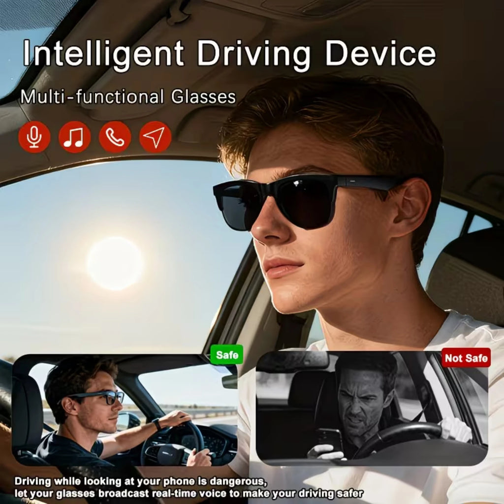 Smart Translation Glasses Support Real-time Bluetooth Music Large