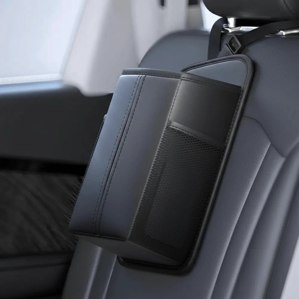 Fix Strap Car Seat Side Storage Bag Center Console Folding Design Zpaxo