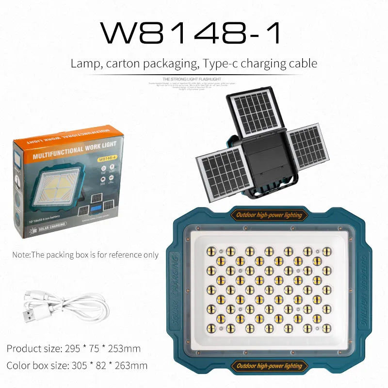 ESMARTER Solar LED Floodlight – Waterproof Outdoor Courtyard Light