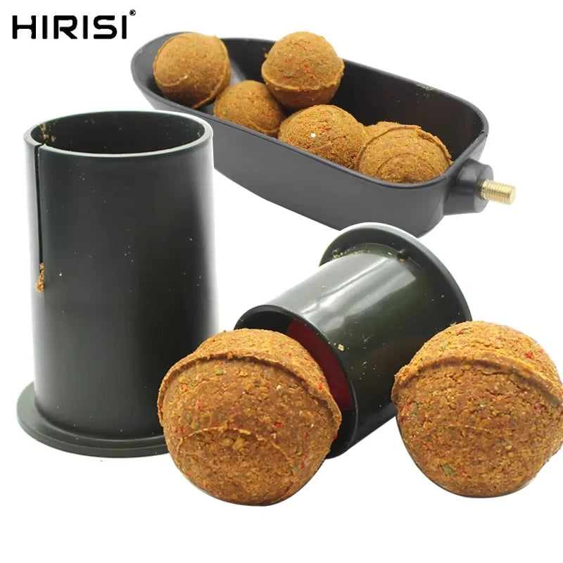 Hirisi Fishing Bait Ball Shaper, Groundbait Ball Maker, Easy-to-Use Fishing Bait Making Tool, 40mm, 1Piece Zpaxo