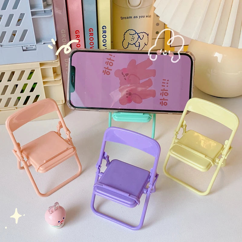 Mini Cell Phone Holder Stand Universal Chair Desktop Mobile Tablet Zpaxo
