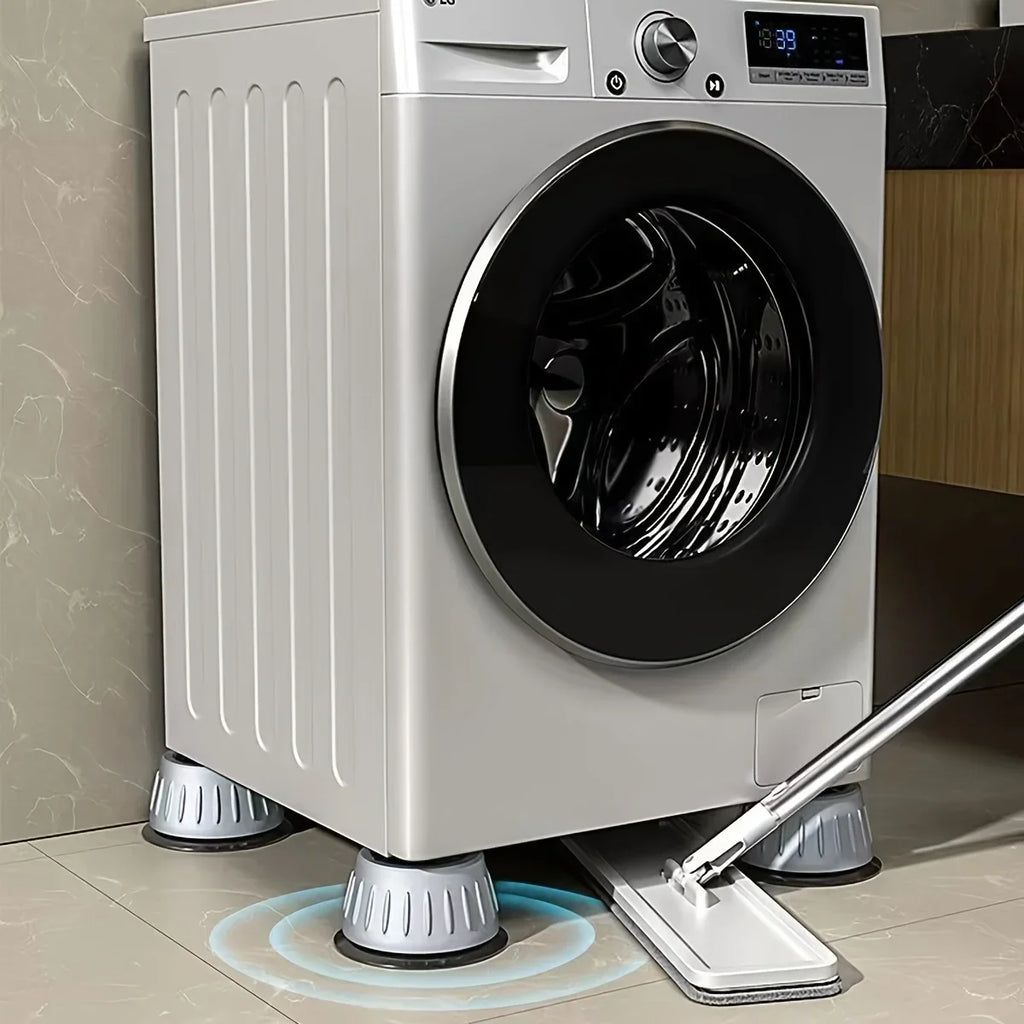 4-Pack Anti-Vibration Washing Machine Pads – Anti-Slip & Quiet Appliance Anti-Vibration Pads Zpaxo
