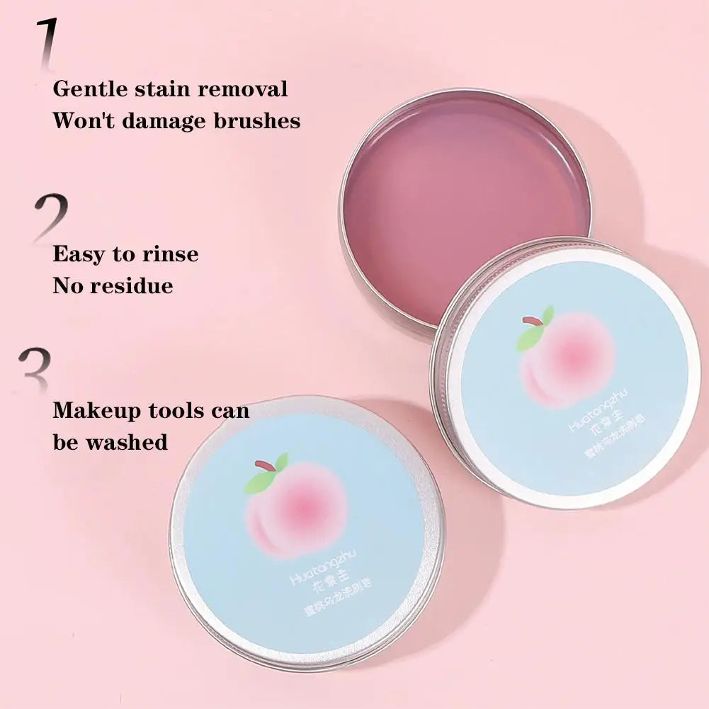 Eelhoe Natural Makeup Brush Cleaner Soap | Portable Travel Size Makeup Brush Cleaner Zpaxo