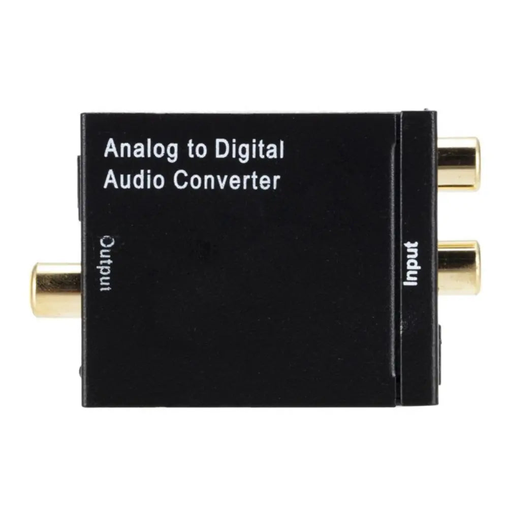 Toslink Audio Analog Digital Converter Decoder Power Cord SPDIF Zpaxo -US Plug