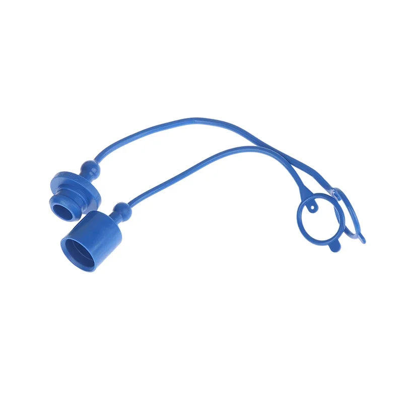 1/5Pairs 1/2 ISO-A Hydraulic Quick Coupler Male Dust Cap And Female Plug Cover Fits Hydraulic Quick Disconnects Coupler Zpaxo 1pair Blue
