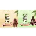 Natural Silvervine Catnip Chew Sticks – Cat Dental Toy 6-Pack