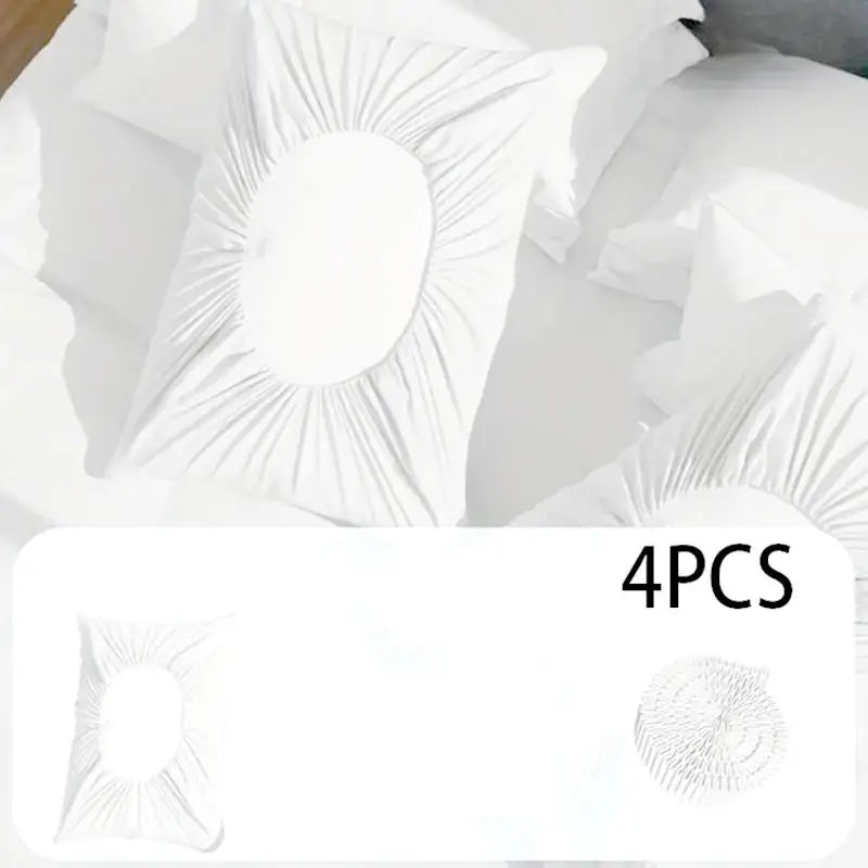 4PCS Disposable Pillowcase Set, Dirt-Proof & Breathable, Universal Fit for Hotel, Beauty Salon, Travel - No Pillow Core Included Zpaxo