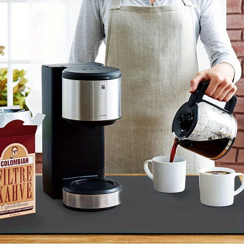 Absorbent Coffee Mat Anti-slip Rubber Pad Espresso Machines Protects