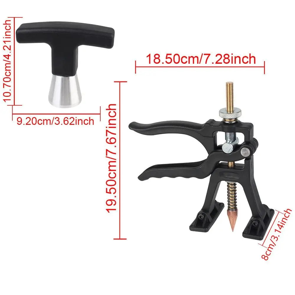 No Putty Sheet Metal Dent Puller Base Quick Small Leveling Bar Lifter Zpaxo
