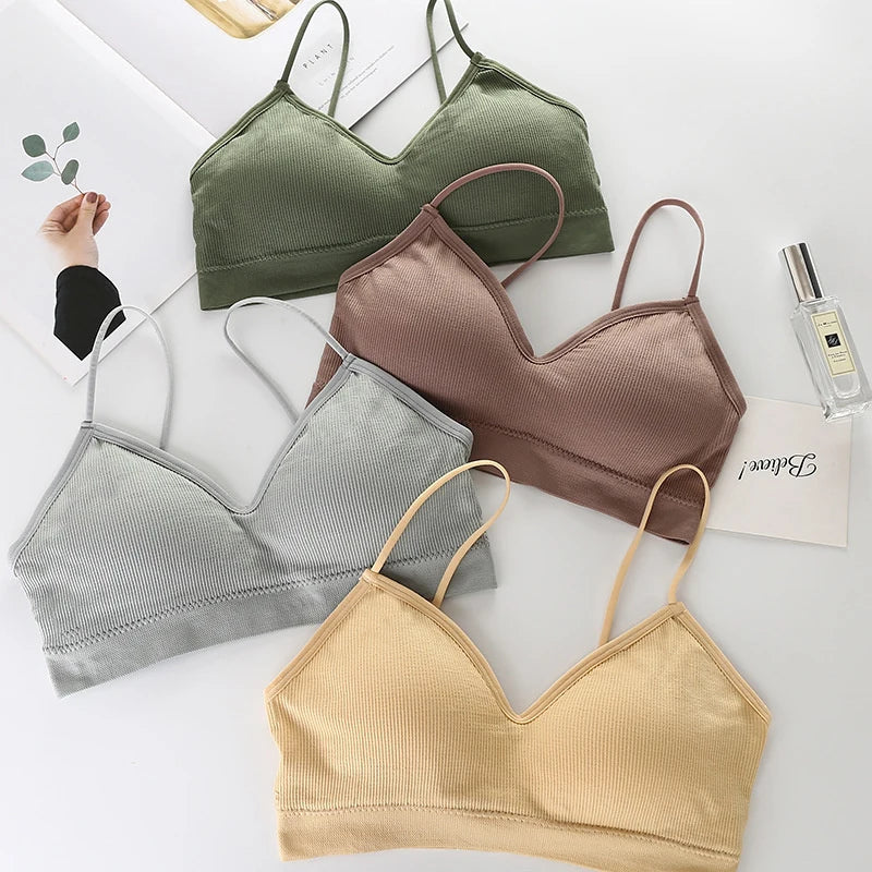 Women Sports Sexy Bras Quick Dry Elastic Padded Gym Running Skeep