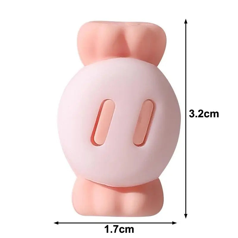 2-in-1 Silicone Cartoon Cable Protector & Cord Winder – 2 Pack