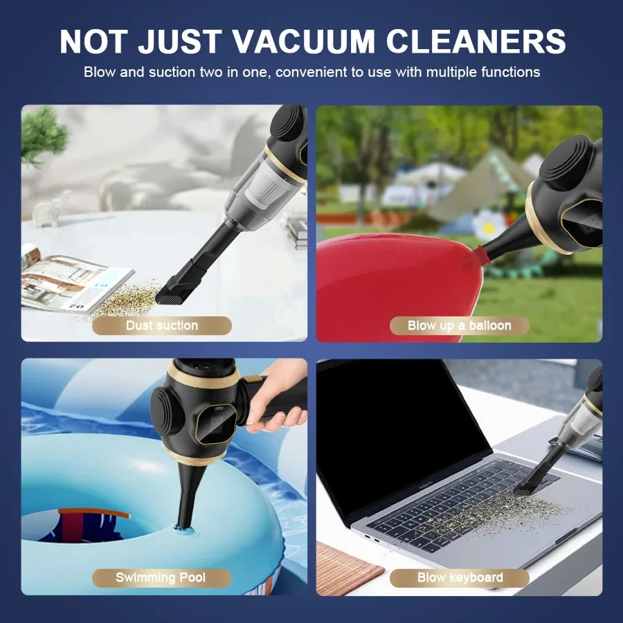 ABS Wireless Power Car Vacuum Cleaner Household Carpet Sofa Office Zpaxo