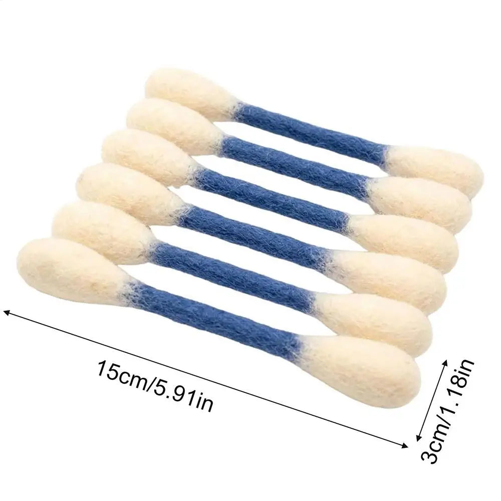 Catnip Kittens Chew Toys 6-Piece Felt Cotton Swabs For Kitten Cat Chew Toy For Indoor Outdoor Training Entertainment Park Home Zpaxo Blue China Mainland