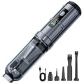 17000PA Car Vacuum Cleaner with Brushless Motor Handheld Vacuum Portable Cordless Compressed Air Duster for Car Home Office Pet Zpaxo black