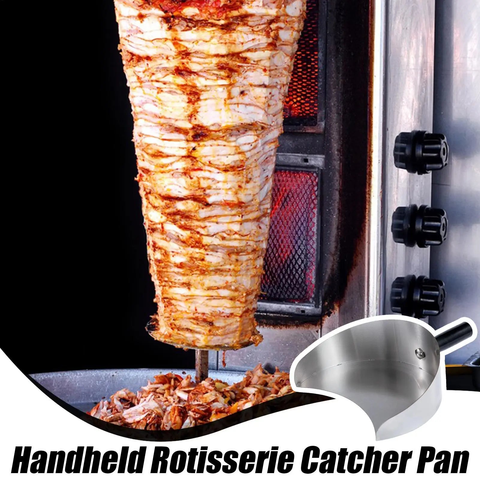 Meat Catcher Grill Large Capacity Barbecue Shovel Multifunctional