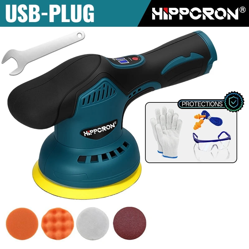 SSOOGTECH Cordless Car Polishing Multi-functional Sanding Machine
