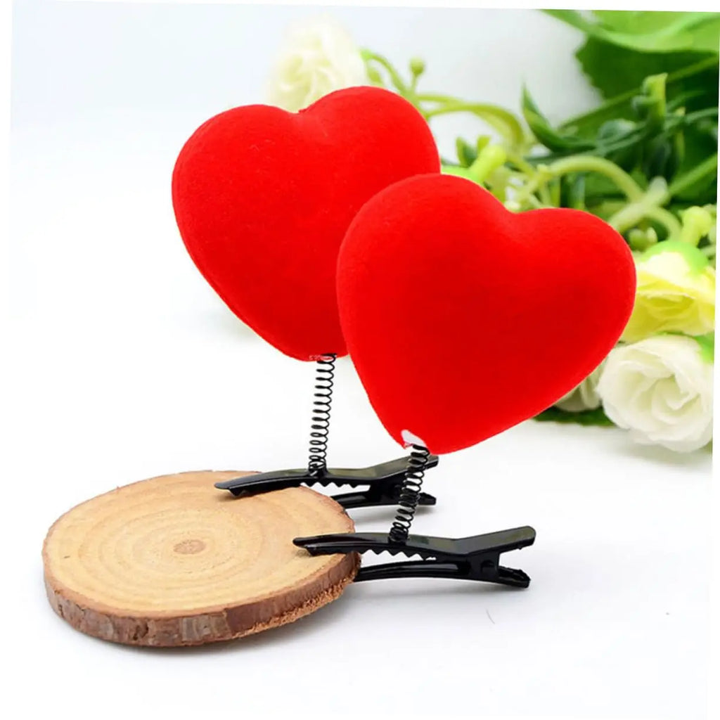 Heart Hair Clips – Dainty Metal Barrettes | Coquette Y2K Style