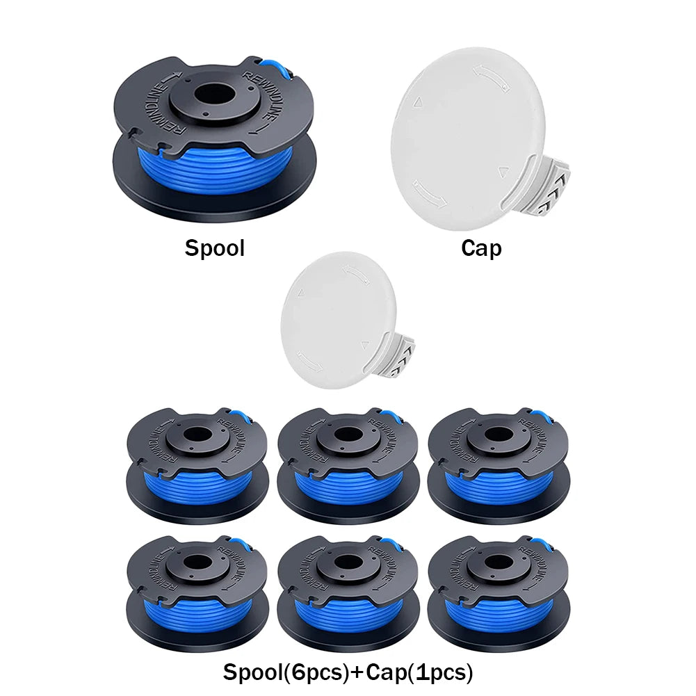 Multifunctional String Trimmer Spool Replacement Professional Trimmer Line Wear-resistant Equipment for Ryobi AC14RL3A/AC14HCA Zpaxo