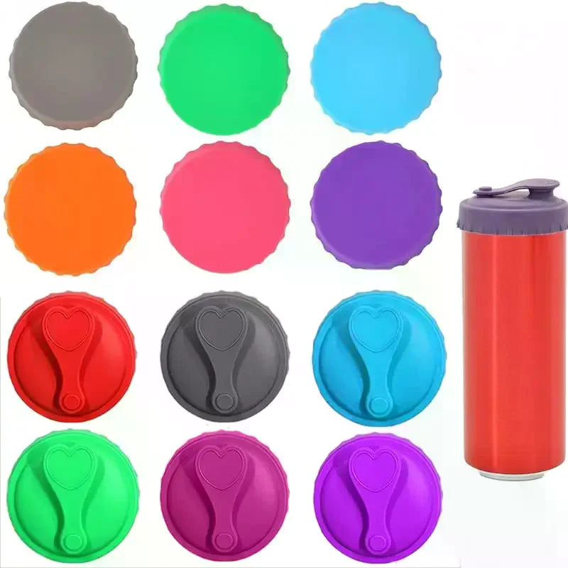 Silicone Soda Can Lid Reusable Stopper Beer Drinks Juice Standard Zpaxo