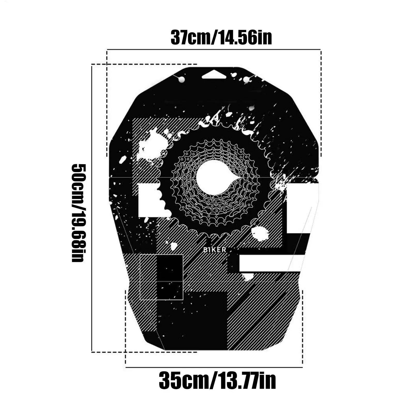 Cycle Wash Cover Protective Bike Brake Disc Cover Lightweight Waterproof Easy-To-Clean Protector for Oil Stain Prevention Zpaxo