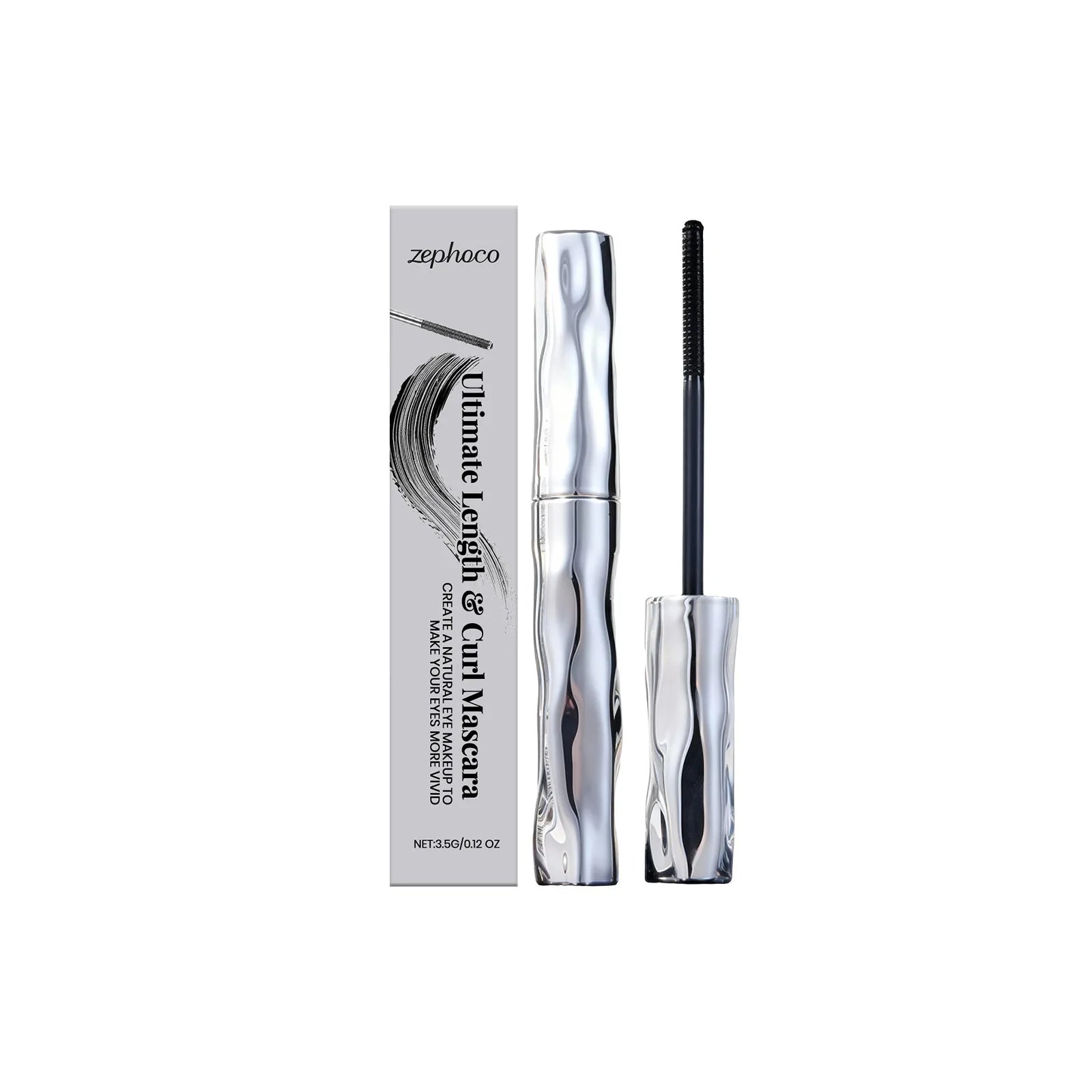 Zephoco Waterproof Long-lasting Mascara Naturally Curled Shaped Zpaxo 1PC Boxed