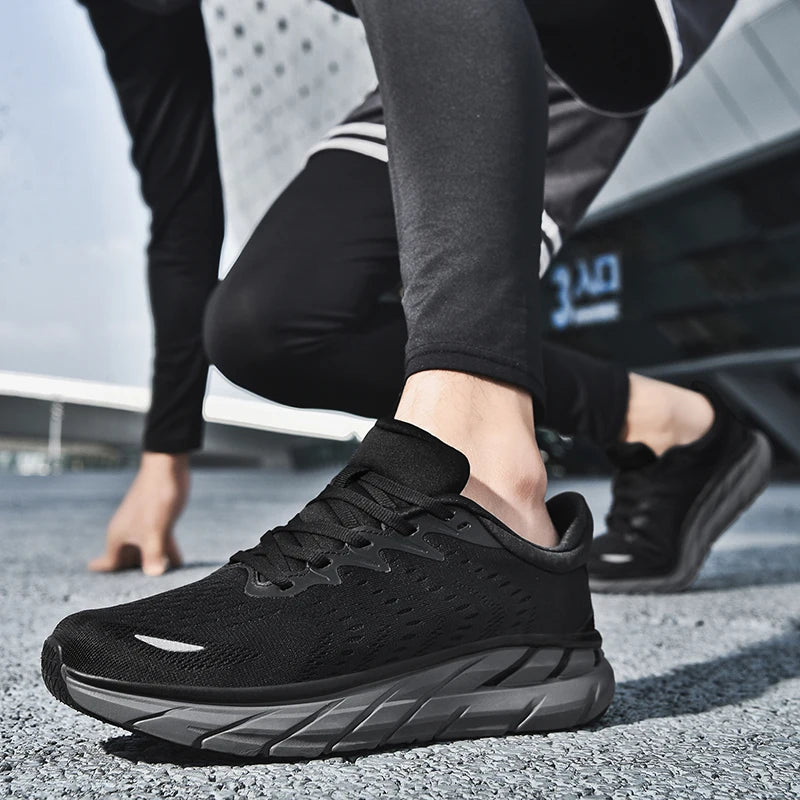 Men's Casual Sneakers Luxury Trainer Shoes Breathable Race Running