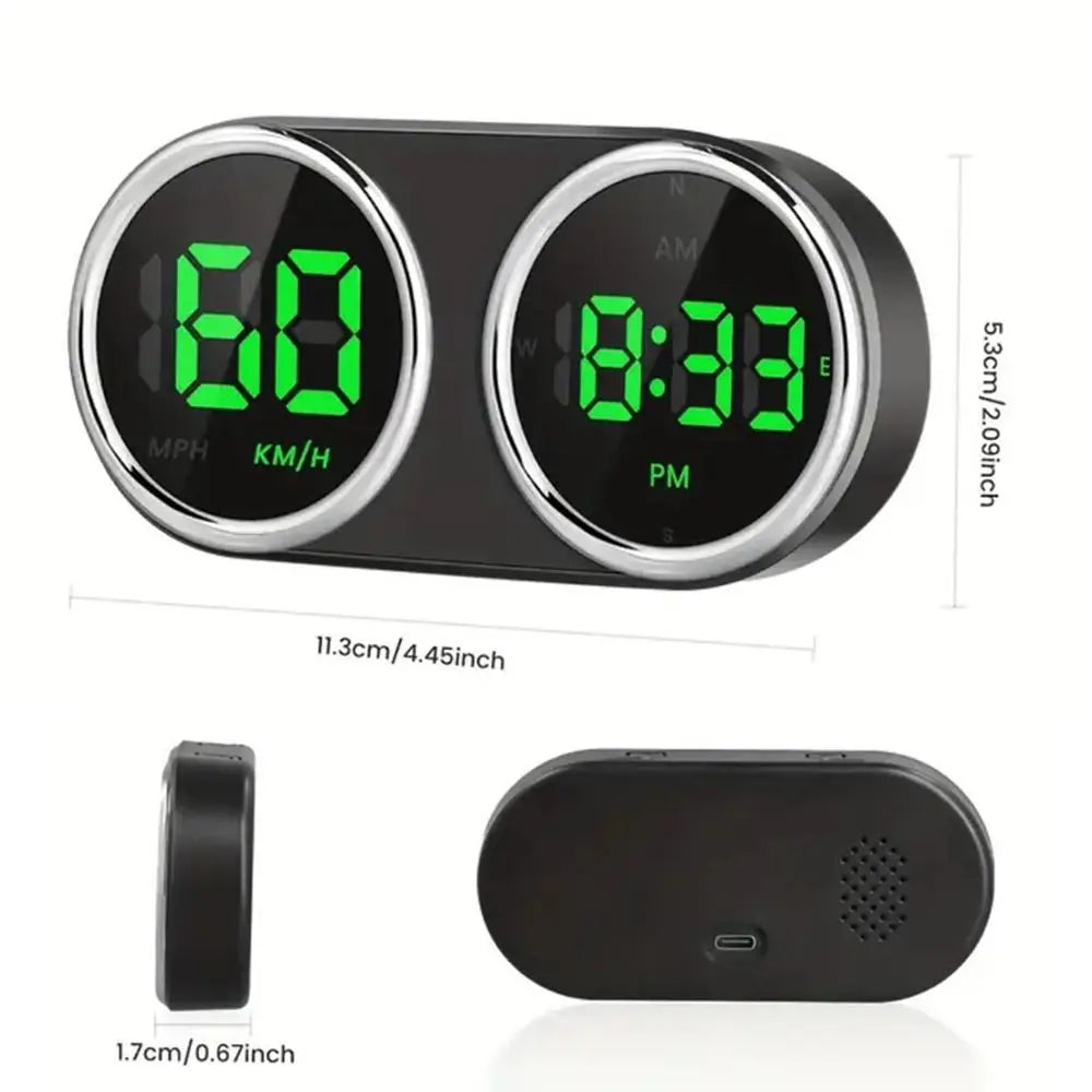 7 Color Switching GPS Car Digital Speedometer 2in1 Plug&Play HUD Car Head Up Display Universal with KMH MPH Dispaly Zpaxo