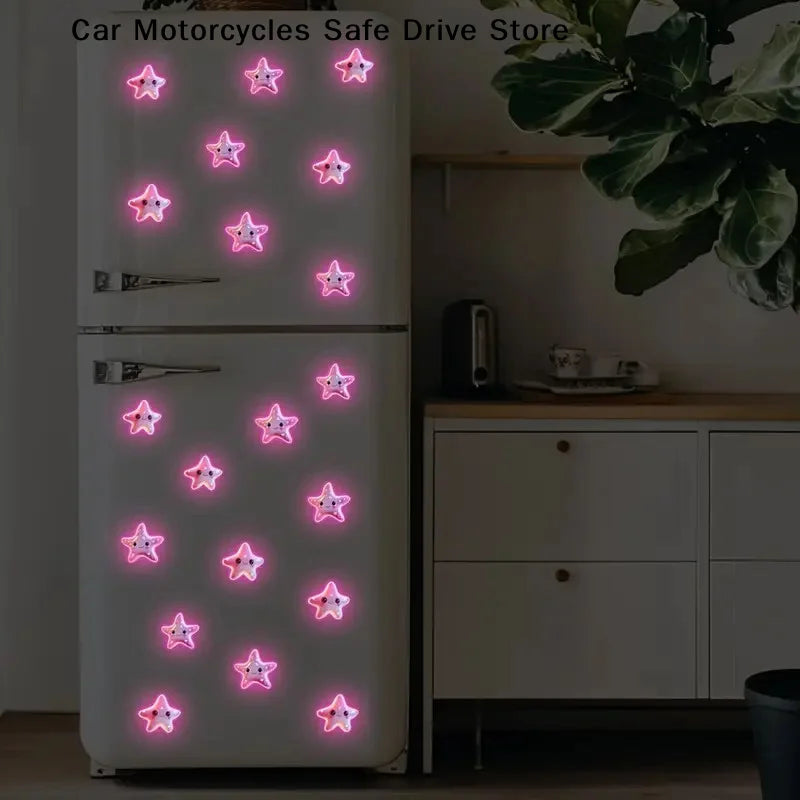 CMSelf-Adhesive Glow-in-the-dark Toilet Sticker Bathroom Lid