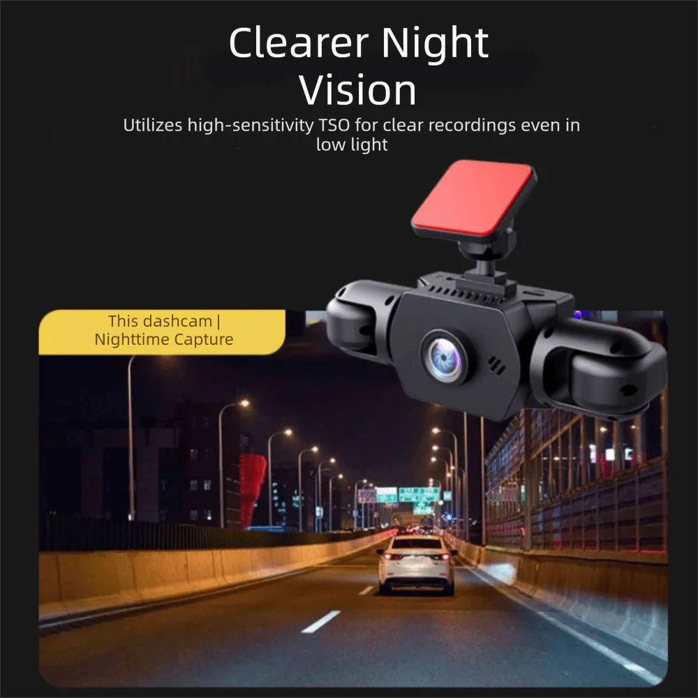 1080p Recording Car Dash Camera Full HD Parking Monitor 32GB Card Zpaxo