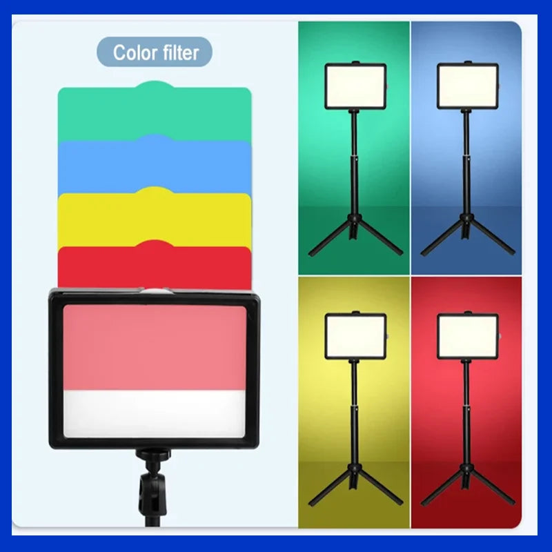 Photography Selfie Dimmable Video Fill Light 6 Led Photo Studio Live