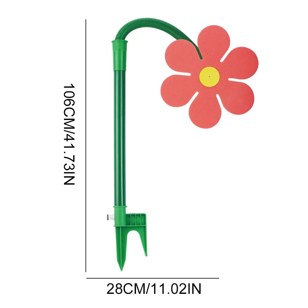 Dancing Flower Water Sprinkler 360 Rotating Fun Irrigation Tool Zpaxo