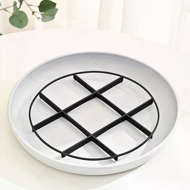 Anti Rot Root Plastic Saucer Bracket Drip Plant Flowerpot Tray Indoor Zpaxo